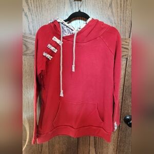 Rogue Red and Plaid NURSING Hoodie